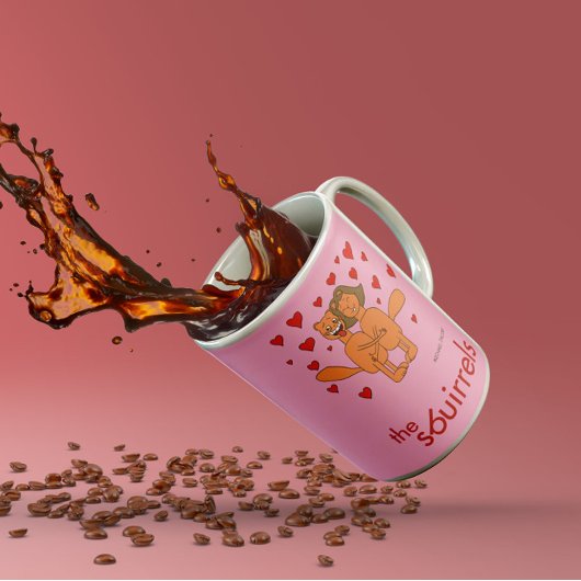 De Sbuirrels Ed en Mary Valentine Koffiemok