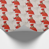 De Scandinavische familie van Carl Larsson kerstmi Cadeaupapier (Hoek)