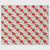 De Scandinavische familie van Carl Larsson kerstmi Cadeaupapier (Vlak)