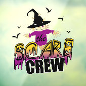 De Scare Crew Paarse ID1002 Raamsticker (Vel 3)