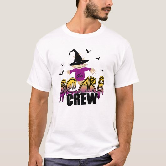De Scare Crew Paarse ID1002 T-shirt (Voorkant)