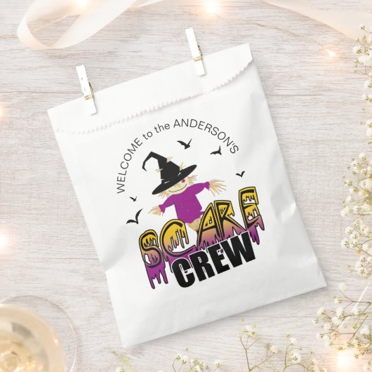 De Scare Crew Welkom Paarse ID1002 Bedankzakje (Geknipt)