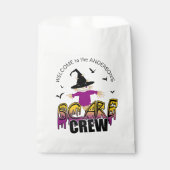 De Scare Crew Welkom Paarse ID1002 Bedankzakje (Voorkant)