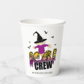 De Scare Crew Welkom Paarse ID1002 Papieren Bekers (Achterkant)