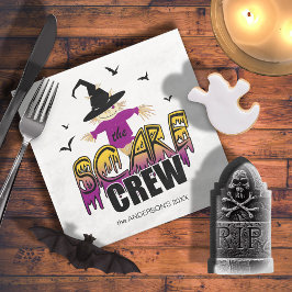 De Scare Crew Welkom Paarse ID1002 Servet