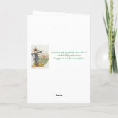 "De Scarecrow" Bedankkaart (Achterkant)