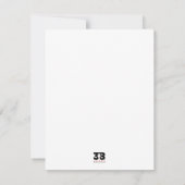 De Scarf Note-kaarten Notitiekaartje (Achterkant)