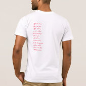 De Scarlet-brief T-shirt (Achterkant)