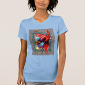 De scarlet Macaw en de Hermit - Parrot Tarot T-shirt (Voorkant)