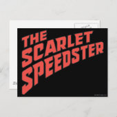 De Scarlet Speedster-Logo Briefkaart (Voorkant / Achterkant)