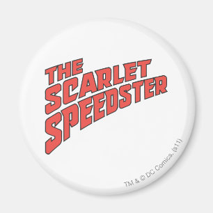 De Scarlet Speedster-Logo Magneet