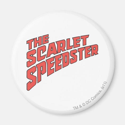 De Scarlet Speedster-Logo Magneet (Voorkant)