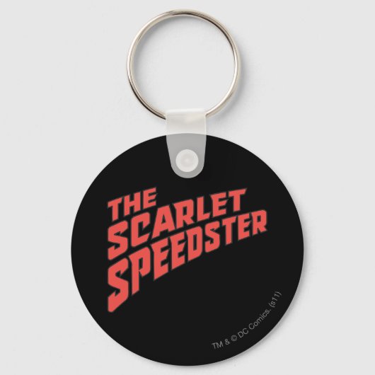De Scarlet Speedster-Logo Sleutelhanger (Voorkant)