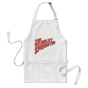 De Scarlet Speedster-Logo Standaard Schort