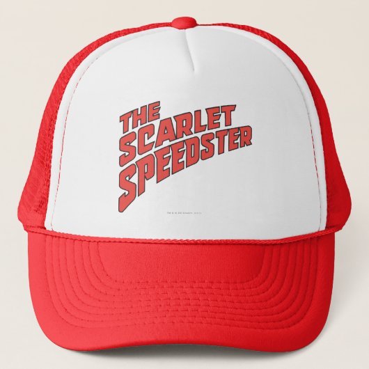De Scarlet Speedster-Logo Trucker Pet (Voorkant)
