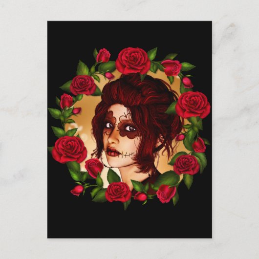 De Scarlet Sugar Doll Briefkaart (Voorkant)