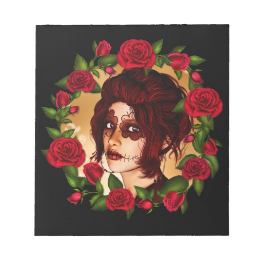 De Scarlet Sugar Doll Notitieblok (Voorkant)