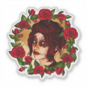 De Scarlet Sugar Doll Sticker (Voorkant)