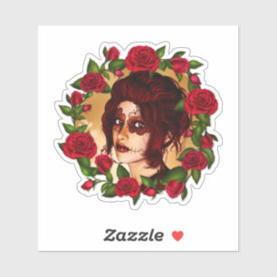 De Scarlet Sugar Doll Sticker