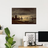 De Scene - Anthonie van Borssom Fine Art Poster (Thuiskantoor)