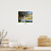 De Scene in Bennecourt, 1868 Claude Monet cool, Poster (Keuken)