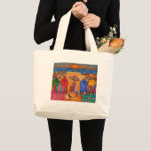 De Scène Lisa Lorenz van het Strand van de Grote Tote Bag (Voorkant (product))
