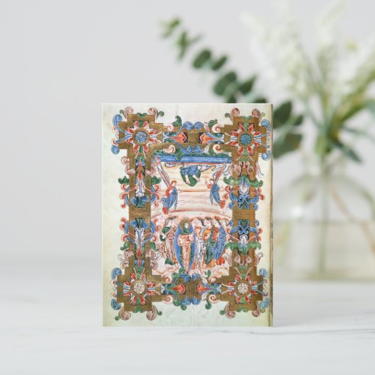 De scène van Christus Briefkaart (Staand voorkant)