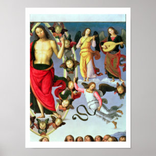De scène van Christus, detail van Christus en mus Poster