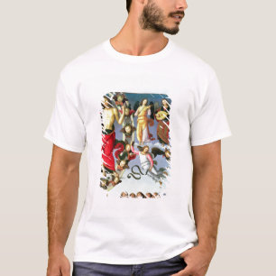 De scène van Christus, detail van Christus en mus T-shirt