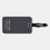 De Scène van de bizon - Fairwell, Alaska Bagagelabel (Achterkant horizontaal)