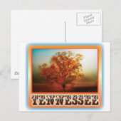 De Scène van de Boom van de Herfst van Tennessee Briefkaart (Voorkant / Achterkant)