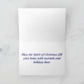 De Scène van de geboorte van Christus Feestdagen Kaart (Binnen)