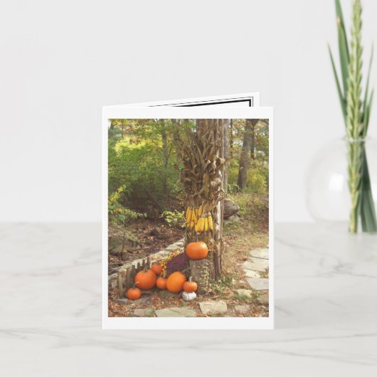 De Scène van de herfst Kaart (Voorkant)