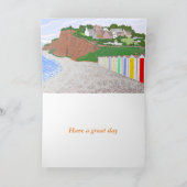 De scène van de Hutten van het strand, verjaardag, Kaart (Binnen)