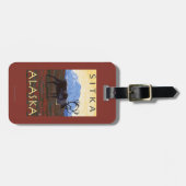 De Scène van de kariboe - Sitka, Alaska Bagagelabel (Voorkant horizontaal)
