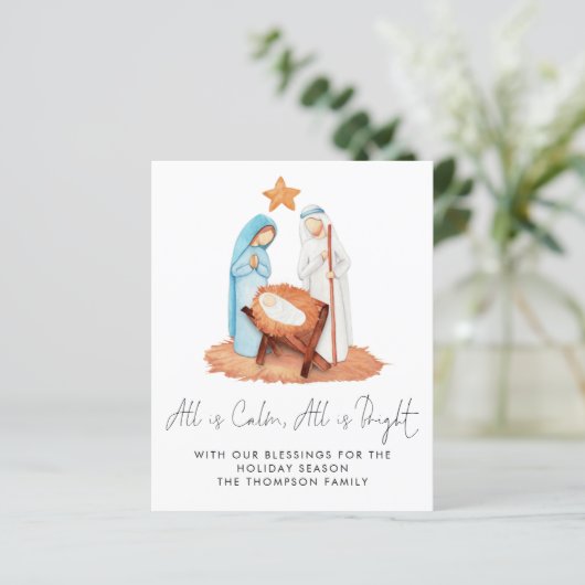 De Scène van de Nativiteit van de begroting allen  (Staand voorkant)