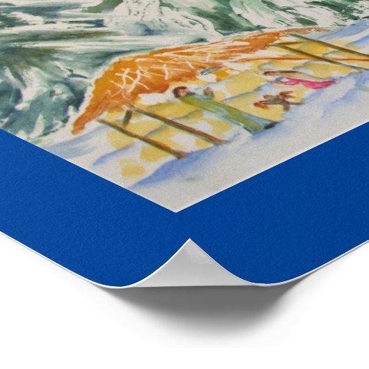 De Scène van de Nativiteit van het Poster van de w (Hoek)