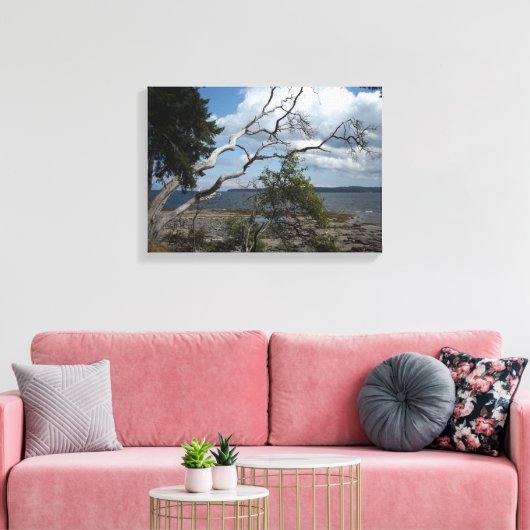 De scène van de Natuur vertakken Canvas Afdruk (Insitu (Woonkamer))