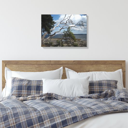 De scène van de Natuur vertakken Canvas Afdruk (Insitu (Slaapkamer))