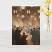 De scène van de Ramadan vanaf 1902 - schilderend Kaart (Gele Bloem)