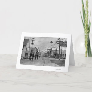 De Scène van de straat in Valdez, de Foto van Kaart