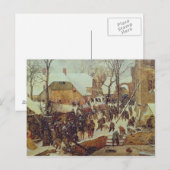 De Scène van de winter, 16de eeuw Briefkaart (Voorkant / Achterkant)