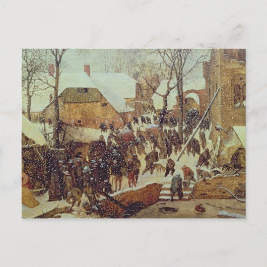 De Scène van de winter, 16de eeuw Briefkaart (Voorkant)