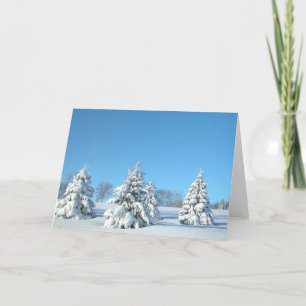 De Scène van de winter Feestdagen Kaart