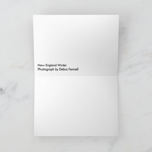 De Scène van de winter Kaart (Binnen)