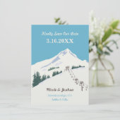 De Scène van de Winter sparen de Datum Kaart (Staand voorkant)