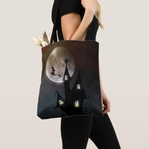 De Scène van Halloween Tote Bag