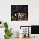 De Scène van het boerderij Poster (Thuiskantoor)