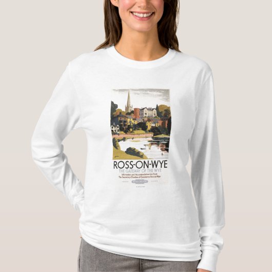 De Scene van het Poster van de Britse Spoorwegen T-shirt (Voorkant)