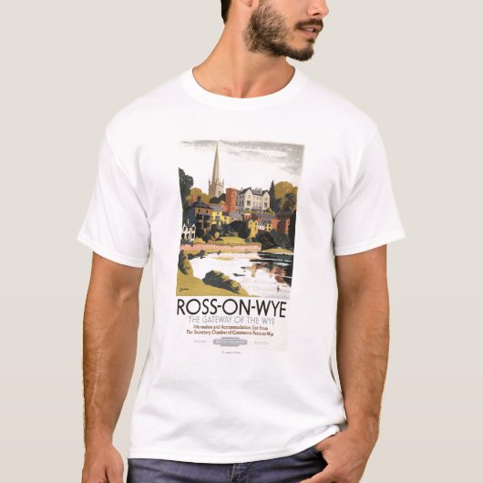De Scene van het Poster van de Britse Spoorwegen T-shirt (Voorkant)